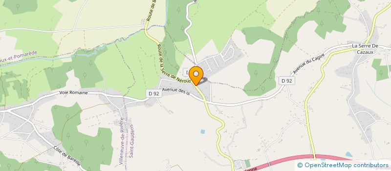 localisation de l'entreprise MONSIEUR CHRISTIAN CASTERET  SAINT-GAUDENS