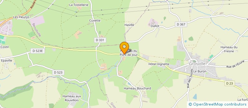 localisation de l'entreprise MONSIEUR CHRISTIAN CAUCHEBRAIS  PIERREVILLE