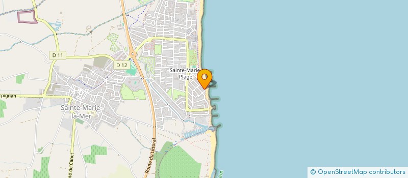 localisation de l'entreprise MONSIEUR CHRISTIAN CAUSSE  SAINTE-MARIE-LA-MER