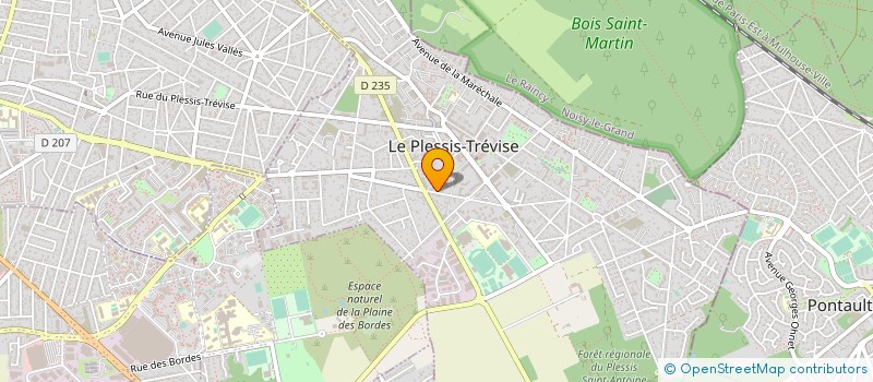 localisation de l'entreprise MONSIEUR CHRISTIAN CAVAER à LE PLESSIS-TREVISE