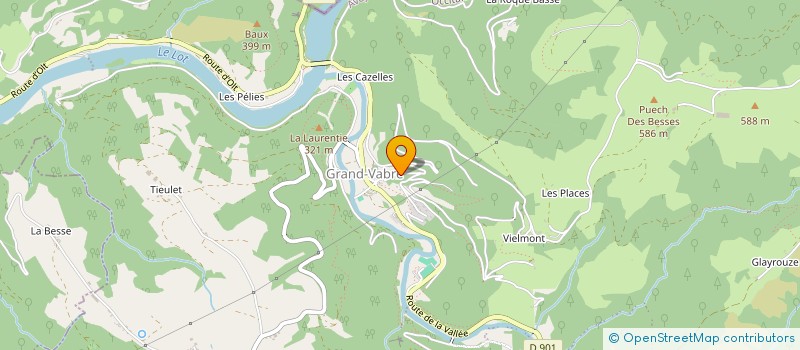 localisation de l'entreprise MONSIEUR CHRISTIAN CAYLA à CONQUES-EN-ROUERGUE