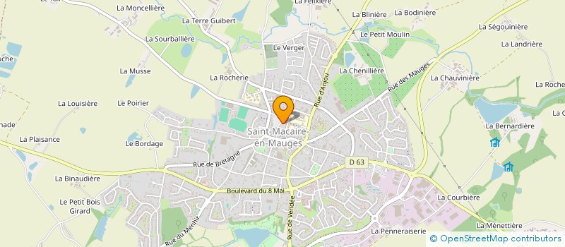 localisation de l'entreprise MONSIEUR CHRISTIAN CEBRON à SEVREMOINE