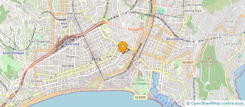 localisation de l'entreprise MONSIEUR CHRISTIAN CECCARELLI à NICE