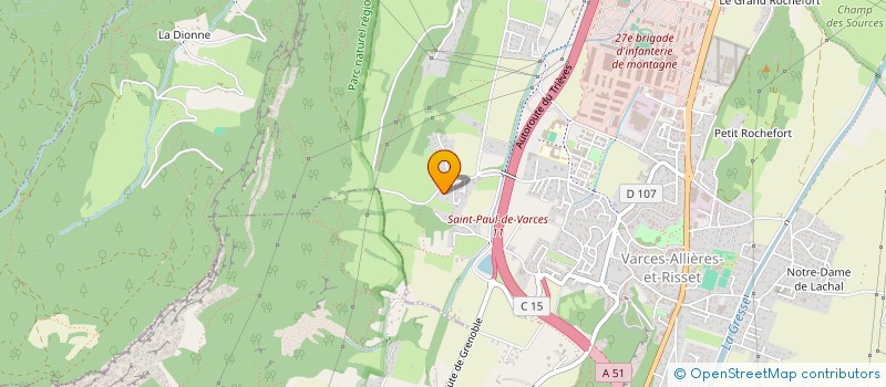 localisation de l'entreprise MONSIEUR CHRISTIAN CELERY ROGOZ  VARCES-ALLIERES-ET-RISSET