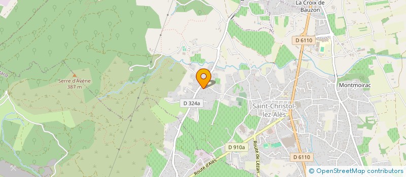 localisation de l'entreprise MONSIEUR CHRISTIAN CELLIER à SAINT-CHRISTOL-LEZ-ALES