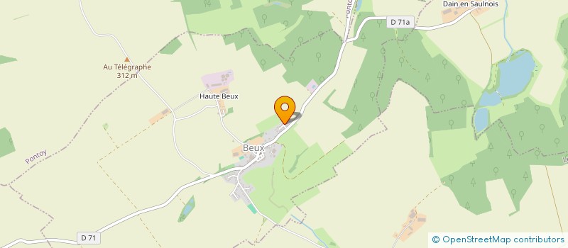 localisation de l'entreprise MONSIEUR CHRISTIAN CERON  BEUX