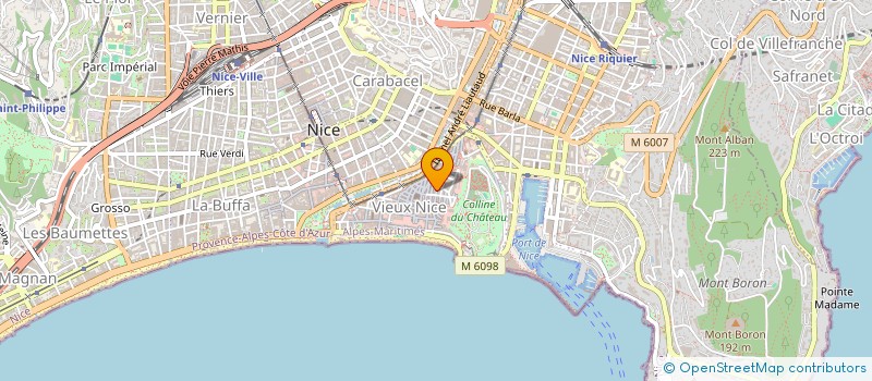 localisation de l'entreprise MONSIEUR CHRISTIAN CESARI à NICE