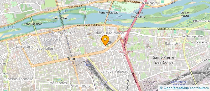 localisation de l'entreprise MONSIEUR CHRISTIAN CESBRON  TOURS