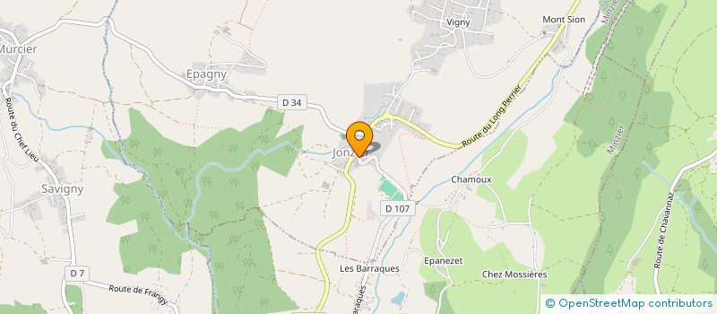 localisation de l'entreprise MONSIEUR CHRISTIAN CHACON  JONZIER-EPAGNY