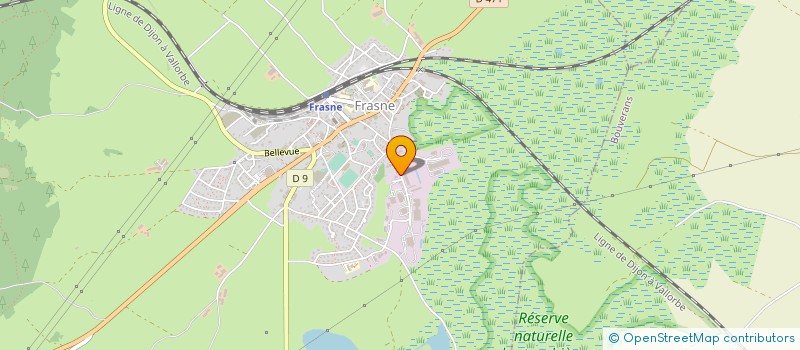 localisation de l'entreprise MONSIEUR CHRISTIAN CHAGROT  FRASNE