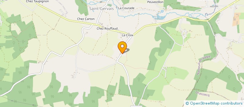 localisation de l'entreprise MONSIEUR CHRISTIAN CHAINE  NANTEUIL-EN-VALLEE