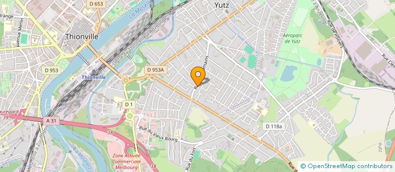 localisation de l'entreprise MONSIEUR CHRISTIAN CHALON  YUTZ