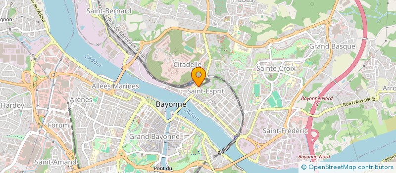 localisation de l'entreprise MONSIEUR CHRISTIAN CHALOPIN à BAYONNE