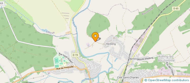 localisation de l'entreprise MONSIEUR CHRISTIAN CHALTE  BOUZONVILLE