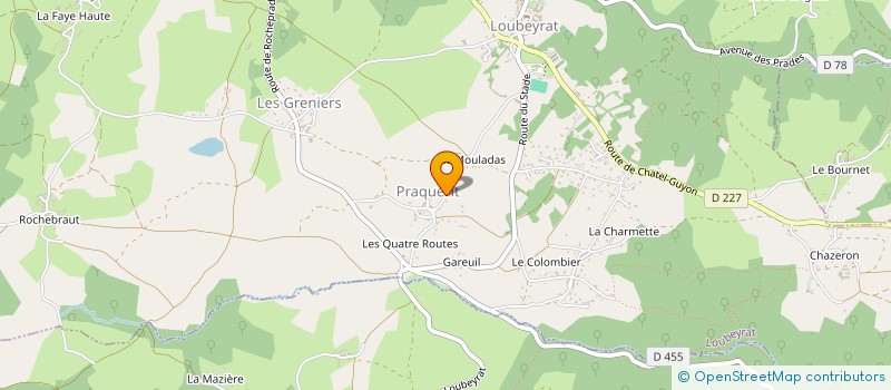 localisation de l'entreprise MONSIEUR CHRISTIAN CHALUS à CHARBONNIERES-LES-VARENNES