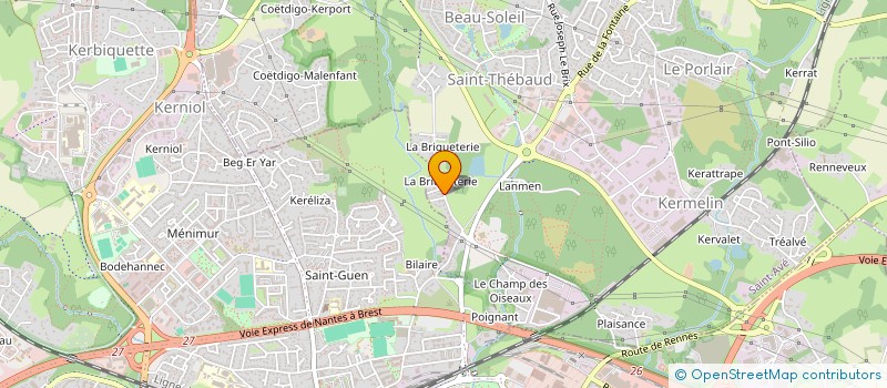 localisation de l'entreprise MONSIEUR CHRISTIAN CHAMAND  SAINT-AVE