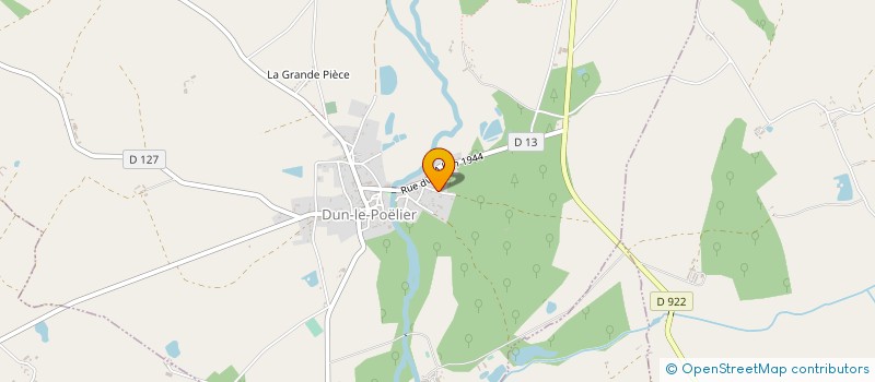 localisation de l'entreprise MONSIEUR CHRISTIAN CHAMBARD à DUN-LE-POELIER