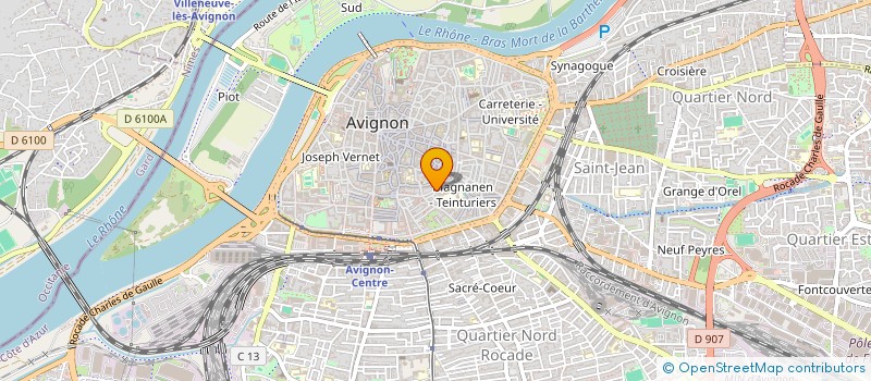 localisation de l'entreprise MONSIEUR CHRISTIAN CHAMONTIN à AVIGNON