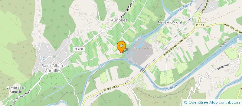 localisation de l'entreprise MONSIEUR CHRISTIAN CHAMONTIN  SAINT-ALBAN-AURIOLLES