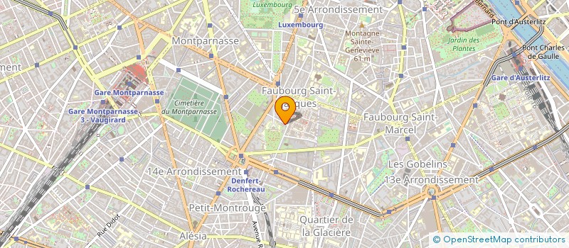 localisation de l'entreprise MONSIEUR CHRISTIAN CHAMOURAT à PARIS