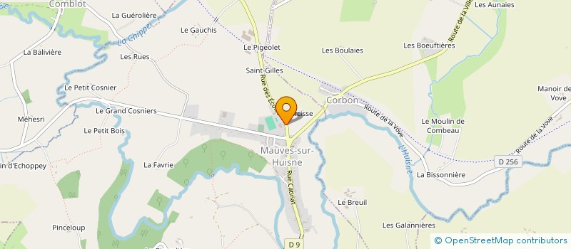 localisation de l'entreprise MONSIEUR CHRISTIAN CHAMPAGNAT à LA CHAPELLE-MONTLIGEON