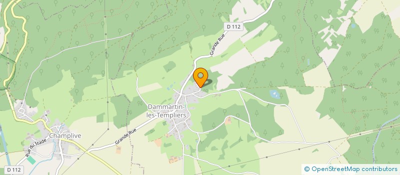 localisation de l'entreprise MONSIEUR CHRISTIAN CHAMPOD  DAMMARTIN-LES-TEMPLIERS