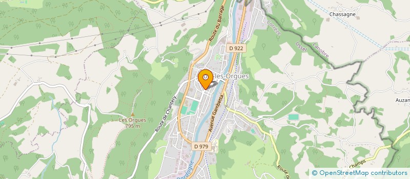 localisation de l'entreprise MONSIEUR CHRISTIAN CHANCEL  BORT-LES-ORGUES