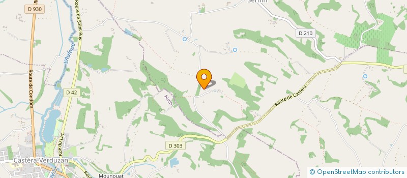 localisation de l'entreprise MONSIEUR CHRISTIAN CHANCHUS  LARROQUE-SAINT-SERNIN