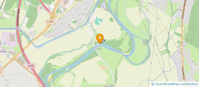 localisation de l'entreprise MONSIEUR CHRISTIAN CHANIET  CHOISEY