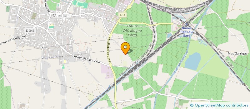 localisation de l'entreprise MONSIEUR CHRISTIAN CHAPARRA  MANDUEL