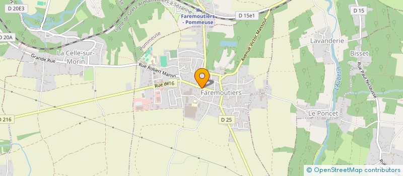 localisation de l'entreprise MONSIEUR CHRISTIAN CHAPELAIN  FAREMOUTIERS