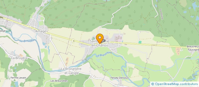 localisation de l'entreprise MONSIEUR CHRISTIAN CHAPERON  FAUCOGNEY-ET-LA-MER