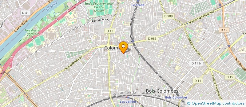 localisation de l'entreprise MONSIEUR CHRISTIAN CHAPPEY  COLOMBES