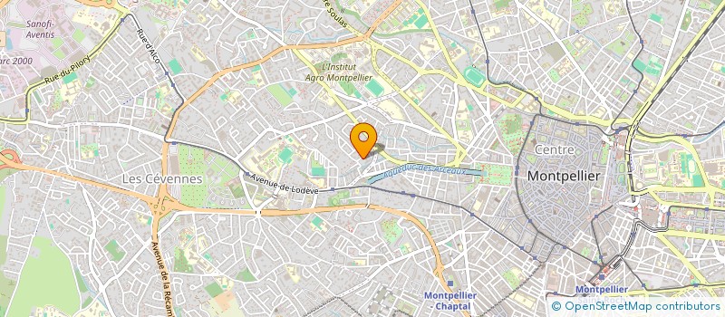 localisation de l'entreprise MONSIEUR CHRISTIAN CHAPUIS à MONTPELLIER