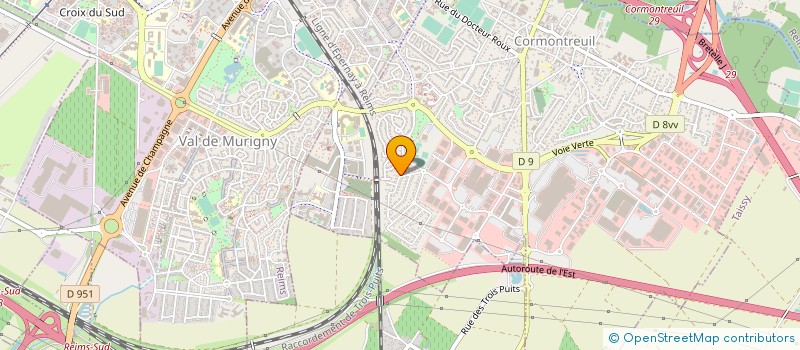 localisation de l'entreprise MONSIEUR CHRISTIAN CHARDON  CORMONTREUIL