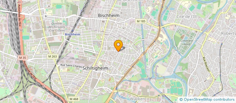 localisation de l'entreprise MONSIEUR CHRISTIAN CHARGE  SCHILTIGHEIM