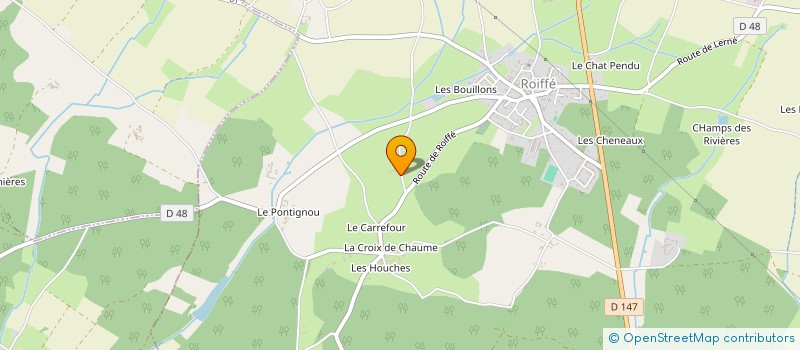 localisation de l'entreprise MONSIEUR CHRISTIAN CHARIER  ROIFFE