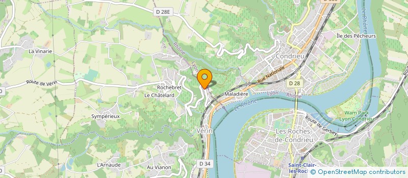 localisation de l'entreprise MONSIEUR CHRISTIAN CHARPILLENNE  VERIN