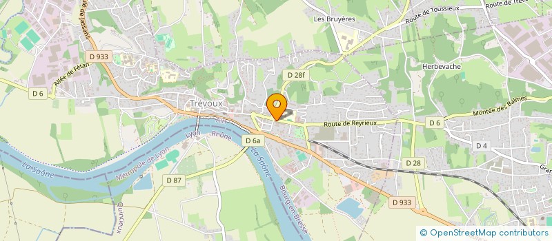 localisation de l'entreprise MONSIEUR CHRISTIAN CHARRIOT à TREVOUX