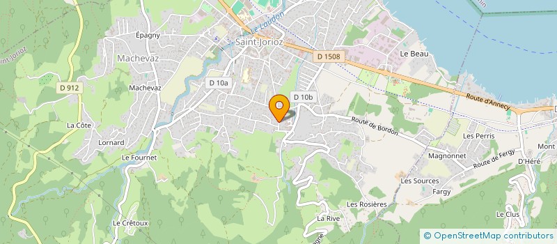 localisation de l'entreprise MONSIEUR CHRISTIAN CHARVIN  SAINT-JORIOZ