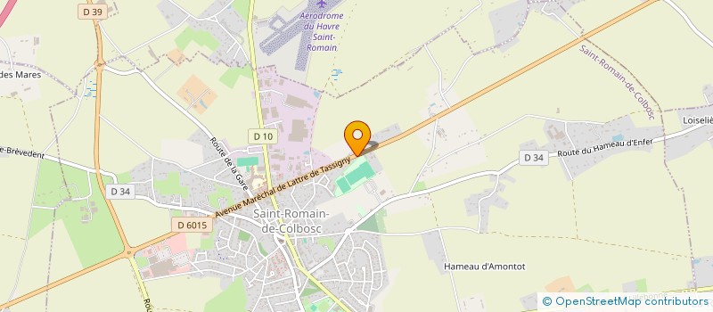 localisation de l'entreprise MONSIEUR CHRISTIAN CHASSAGRANDE à SAINT-ROMAIN-DE-COLBOSC