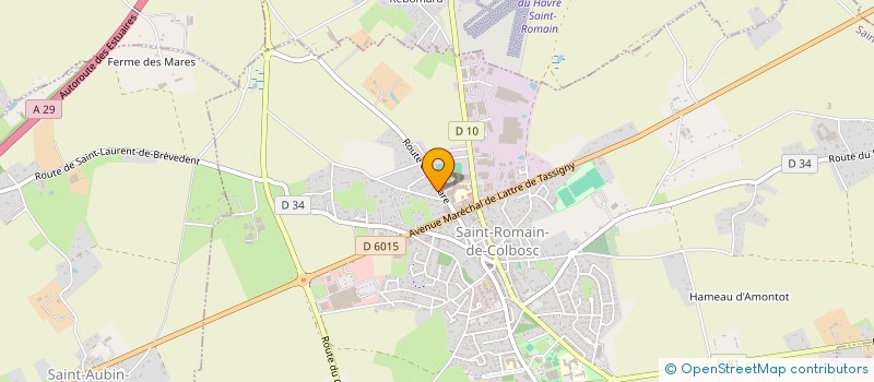 localisation de l'entreprise MONSIEUR CHRISTIAN CHASSAGRANDE à SAINT-ROMAIN-DE-COLBOSC