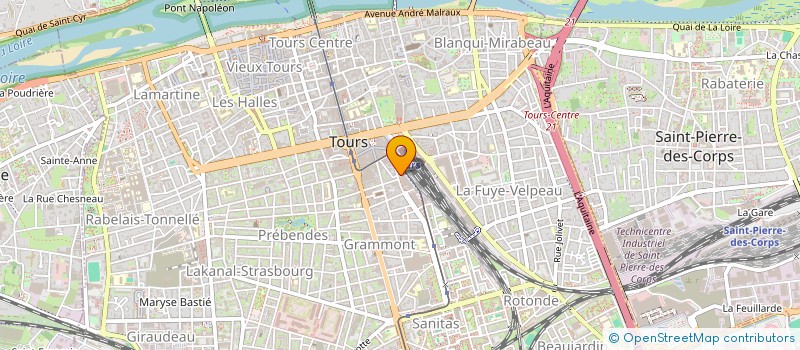 localisation de l'entreprise MONSIEUR CHRISTIAN CHASSAING  TOURS