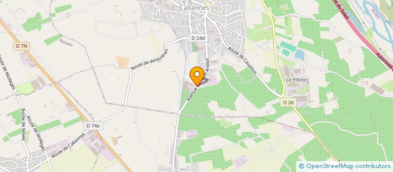 localisation de l'entreprise MONSIEUR CHRISTIAN CHASSON  CABANNES