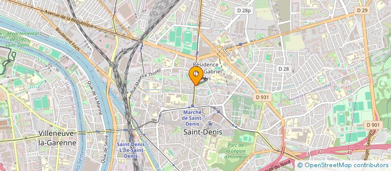 localisation de l'entreprise MONSIEUR CHRISTIAN CHASTANG à SAINT-DENIS
