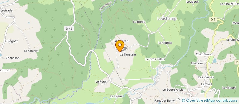 localisation de l'entreprise MONSIEUR CHRISTIAN CHASTEL  VOLLORE-VILLE