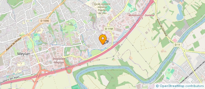 localisation de l'entreprise MONSIEUR CHRISTIAN CHATILLON à MEYLAN