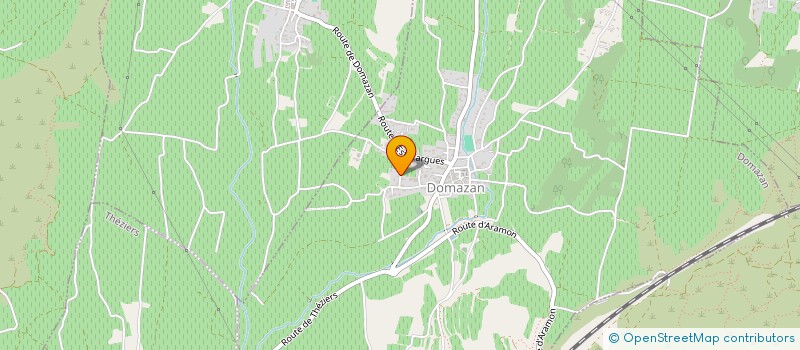 localisation de l'entreprise MONSIEUR CHRISTIAN CHAUDERAC  DOMAZAN