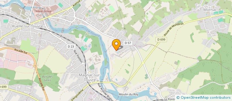 localisation de l'entreprise MONSIEUR CHRISTIAN CHAULET à TOUVRE