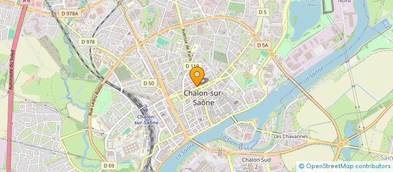 localisation de l'entreprise MONSIEUR CHRISTIAN CHAUMONT  CHALON-SUR-SAONE